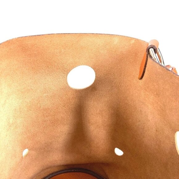 HERMES Shoulder bag Hand Bag Manjowar MM Taurillon Clemence Orange - Picture 15 of 15